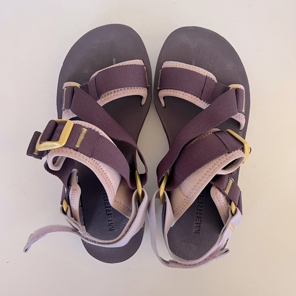 Merrell Alpine Retro Style Strap Sandals, Mauve, 9 - Picture 9 of 13